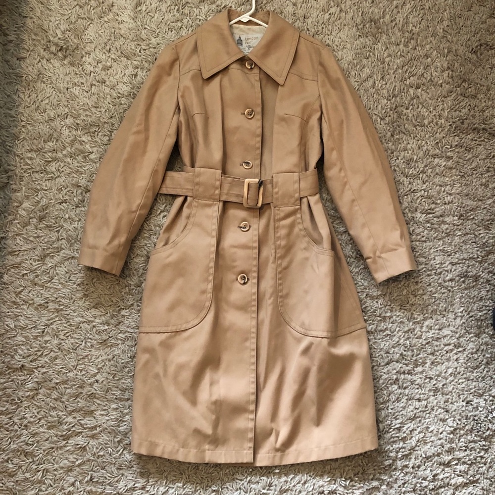Vintage 70s trench coat size small